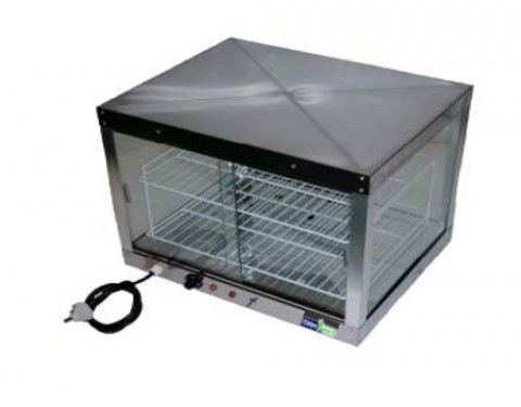 Caterlogic Stainless steel glass pie warmer - CSGPW600