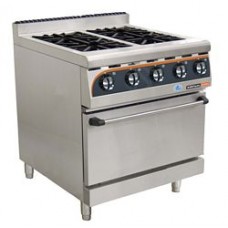 Anvil 4 Plate gas range - electric oven - COA3004